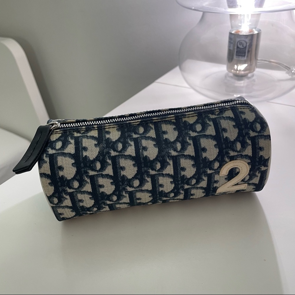 Authentic vintage Dior Oblique Trotter Pouch